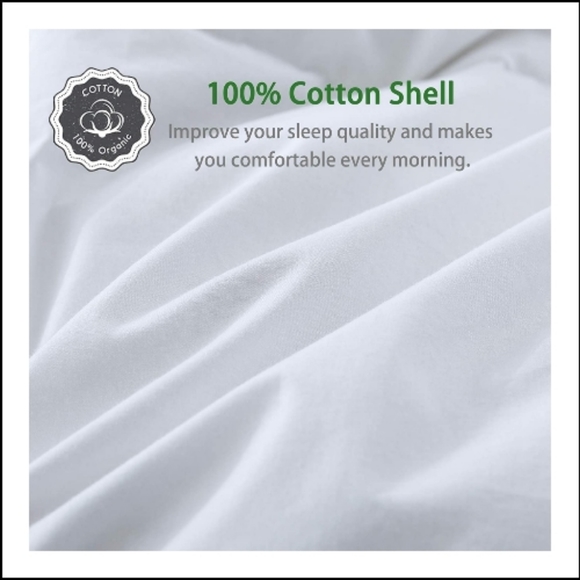 Goose Down Comforter-All Season Quilted - Picture 3 of 8